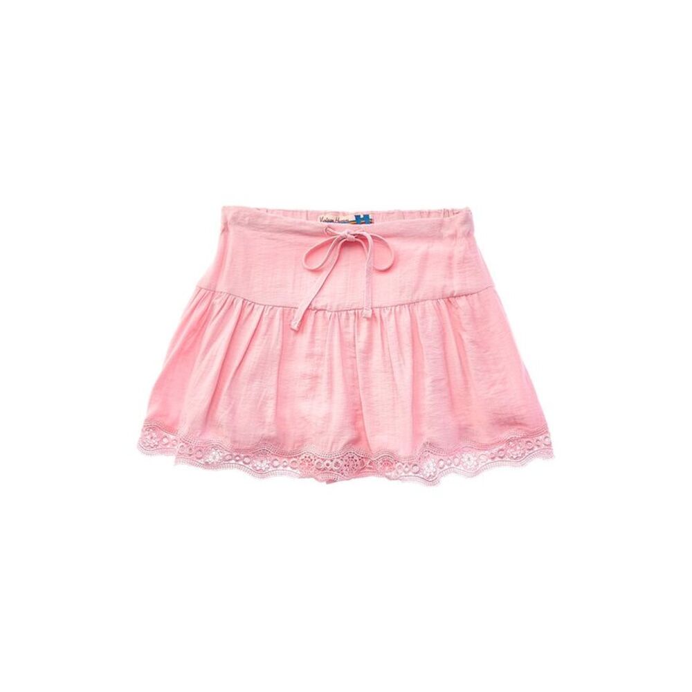 Vintage Havana Girls  Lace Trim Skort, Pink